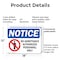 Signmission No Admittance Authorized Personnel Only OSHA Notice Sign, Plastic, 18in W x 12in L, 2PK OS-2PACK-NS-P-1218-L-15973 - alternate 4